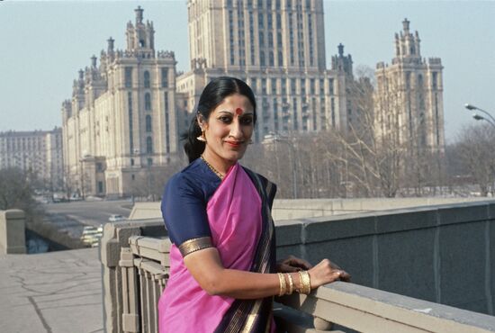 Indian performers on tour in Moscow