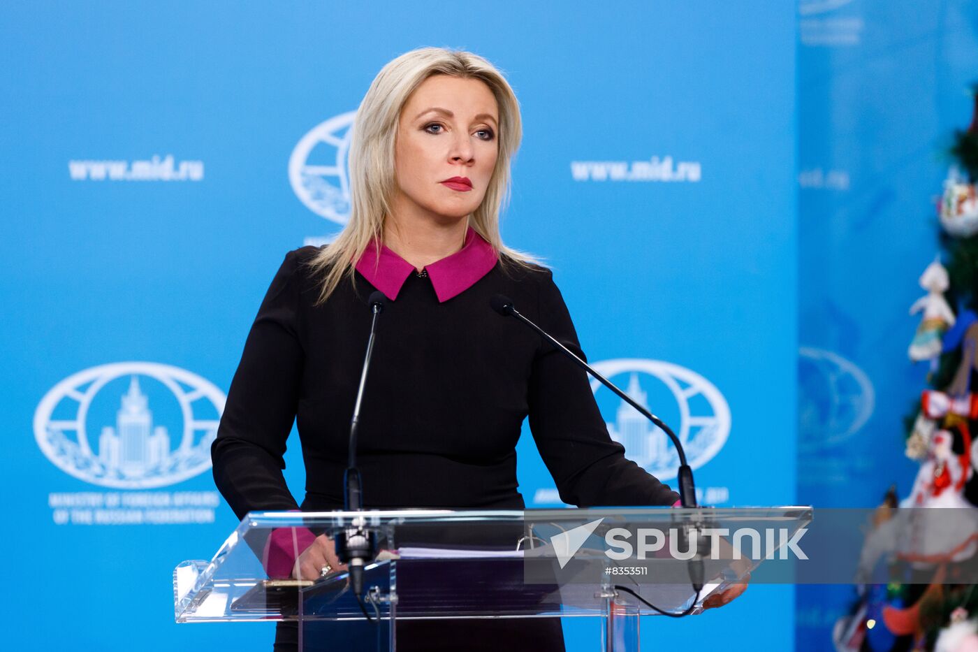 Russia Zakharova Briefing