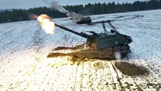 Russia Ukraine Military Operation Howitzers