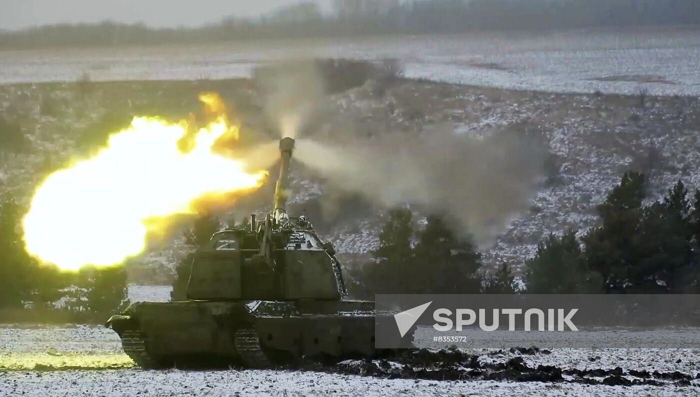 Russia Ukraine Military Operation Howitzers