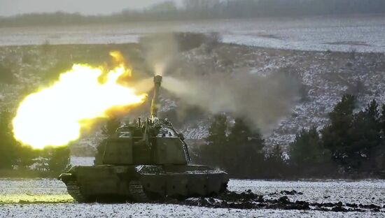Russia Ukraine Military Operation Howitzers