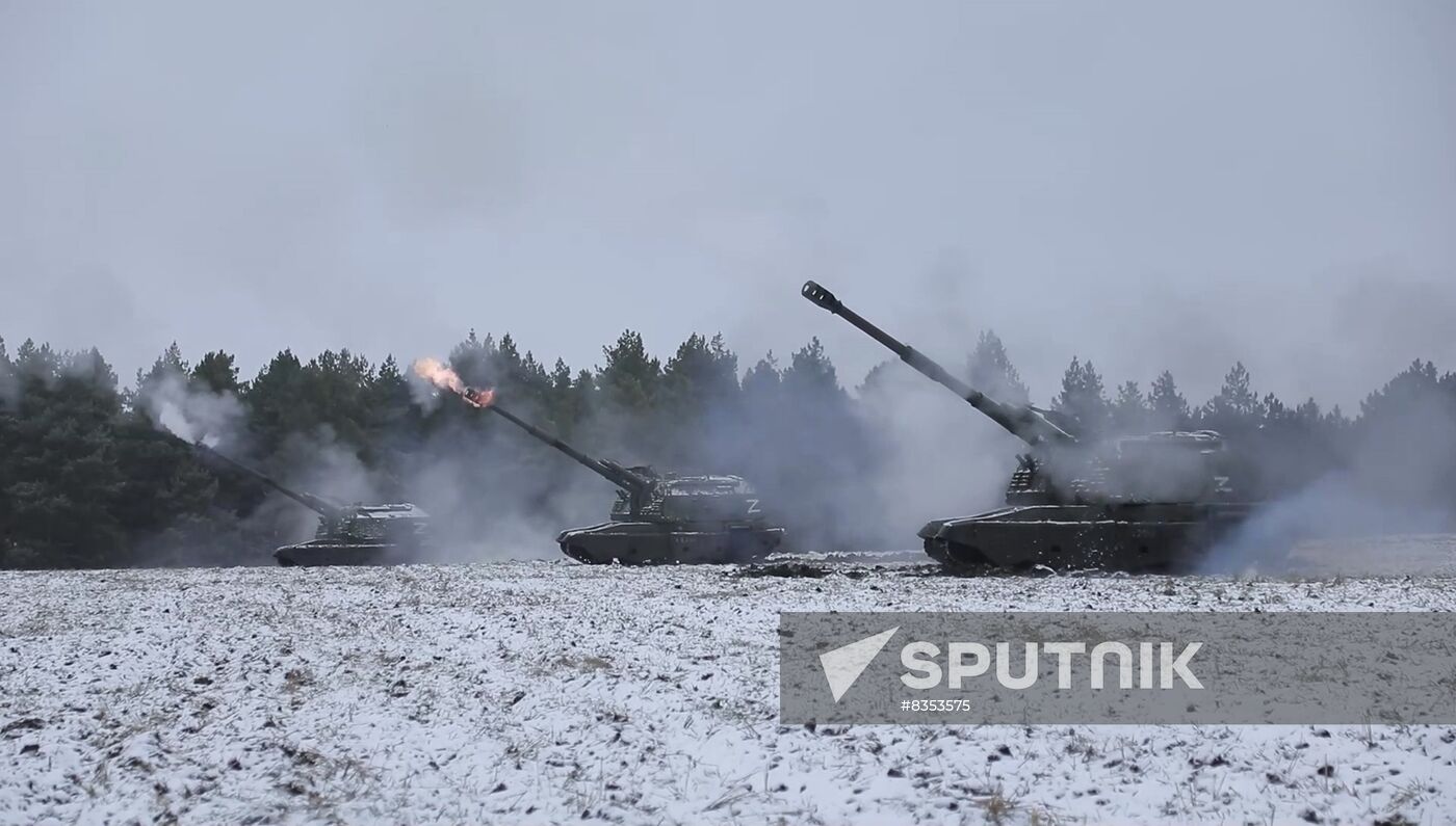 Russia Ukraine Military Operation Howitzers