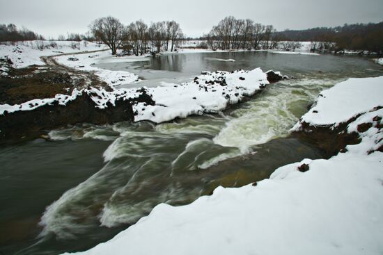 Diversion channel from Zaraysk dam