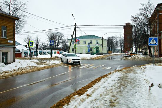 Vasily Gulyayev Street in Zaraisk