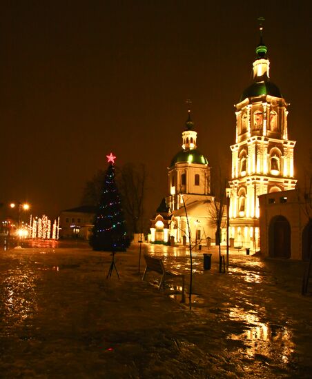 New Year evening in Zaraisk