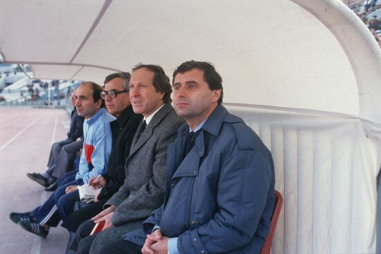 USSR-Switzerland football match