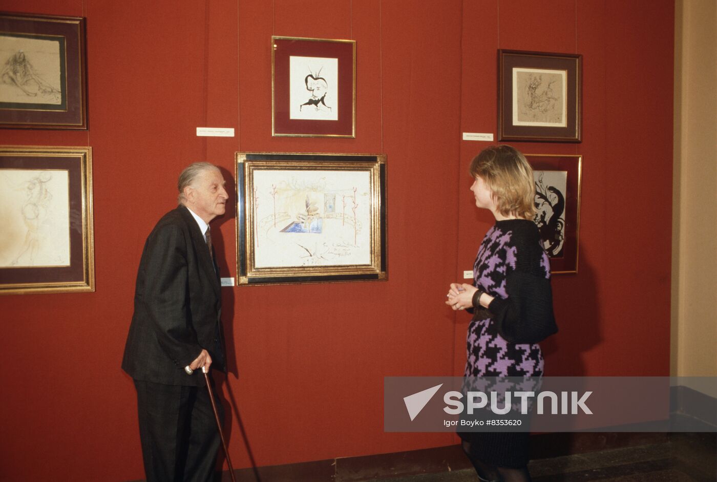 Exhibition of works by Spanish artist Salvador Dali