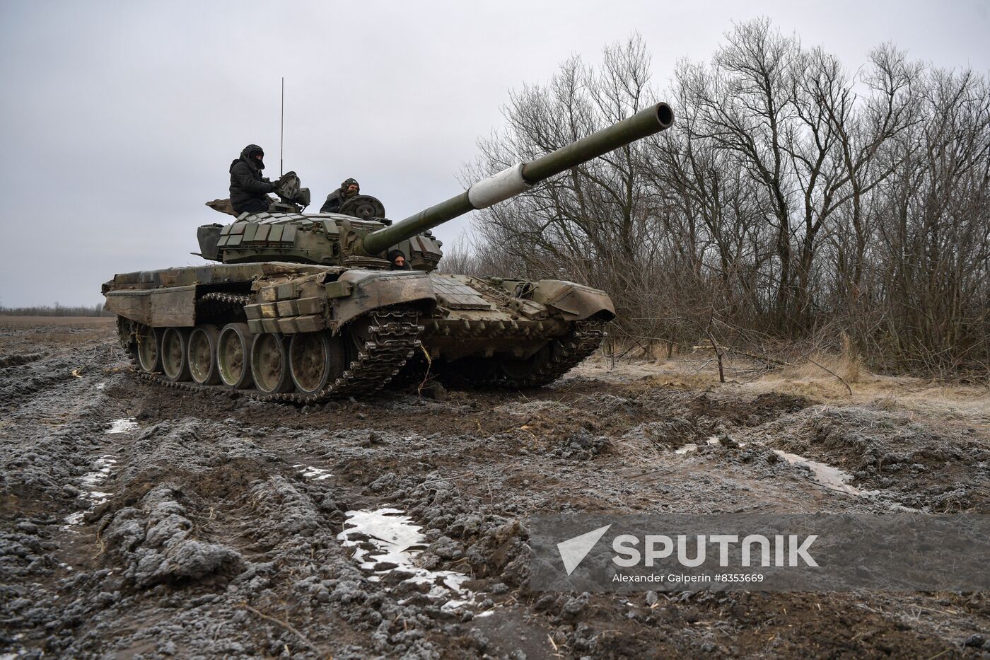 Russia Ukraine Military Operation Tanks