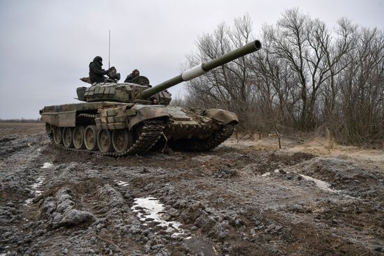 Russia Ukraine Military Operation Tanks