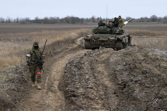 Russia Ukraine Military Operation Tanks
