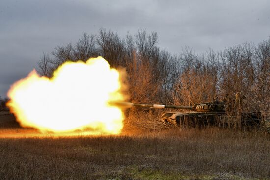 Russia Ukraine Military Operation Tanks