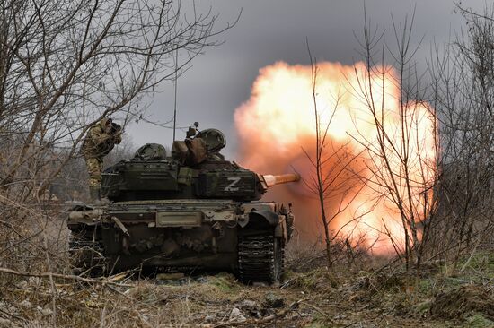 Russia Ukraine Military Operation Tanks