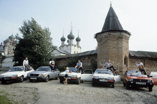 International motor rally via Russian Golden Ring