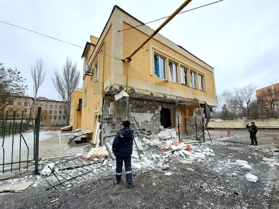 Russia Ukraine Military Operation Shelling