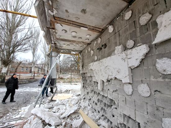 Russia Ukraine Military Operation Shelling