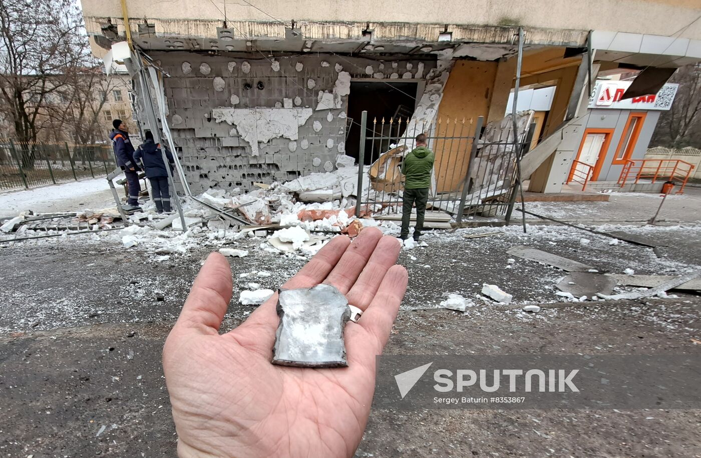 Russia Ukraine Military Operation Shelling