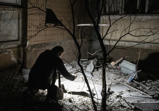 Russia Ukraine Military Operation Shelling