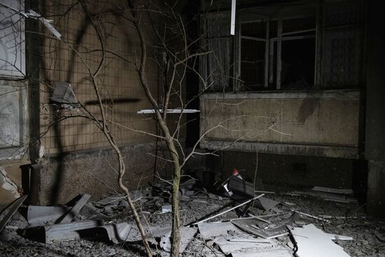 Russia Ukraine Military Operation Shelling