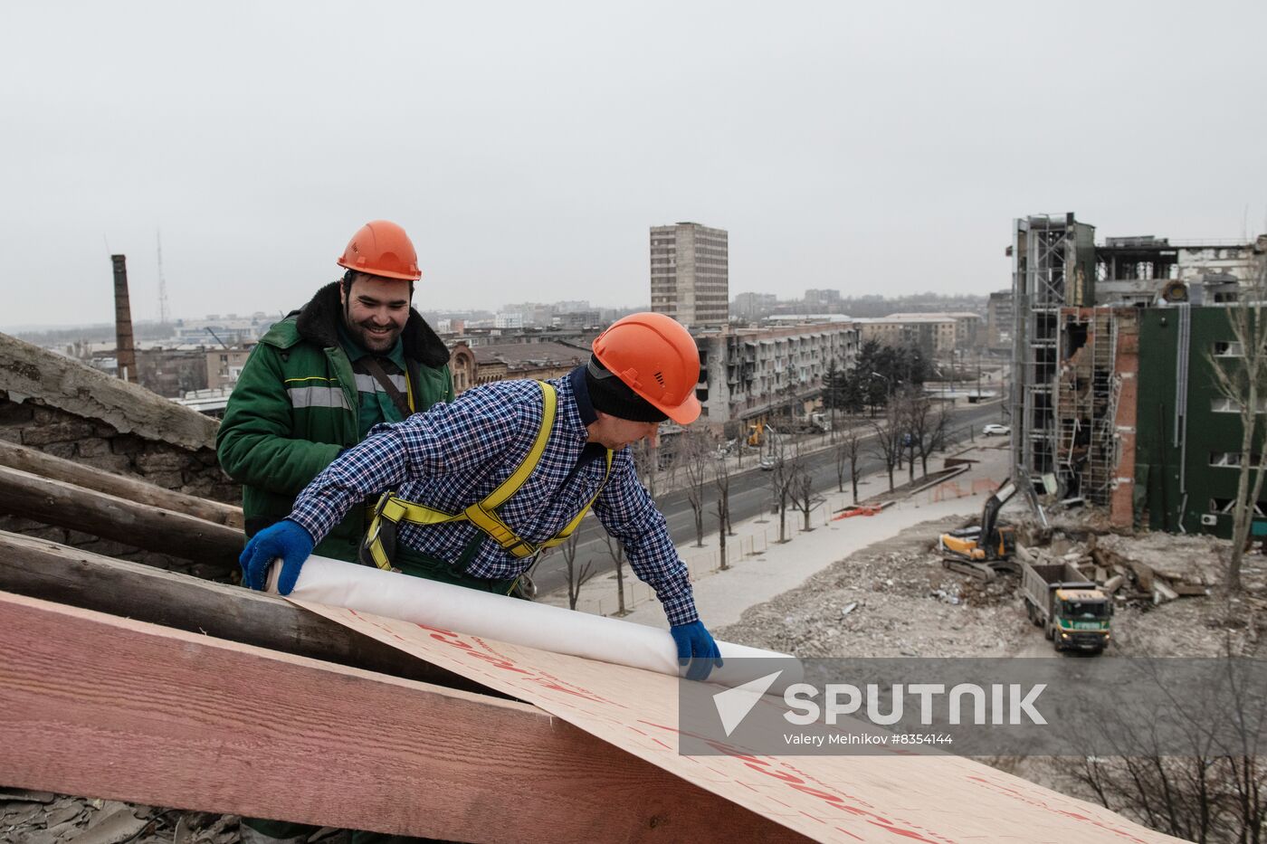 Russia Ukraine Military Operation Construction
