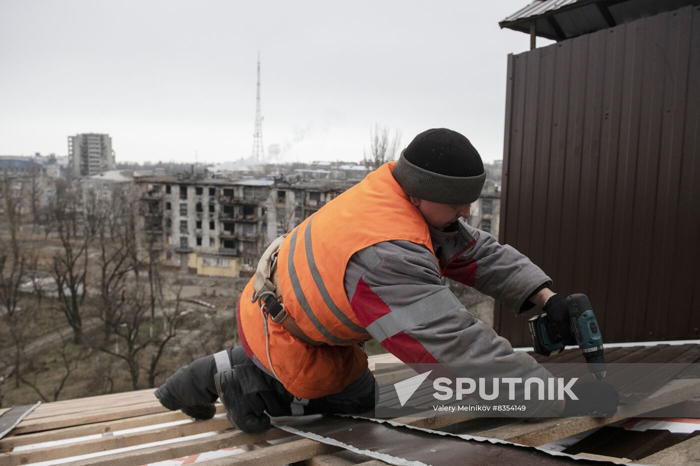 Russia Ukraine Military Operation Construction