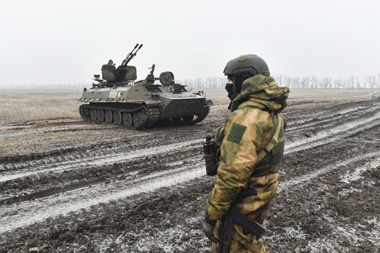 Russia Ukraine Military Operation Anti-aircraft Gun