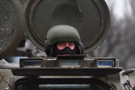 Russia Ukraine Military Operation Anti-aircraft Gun