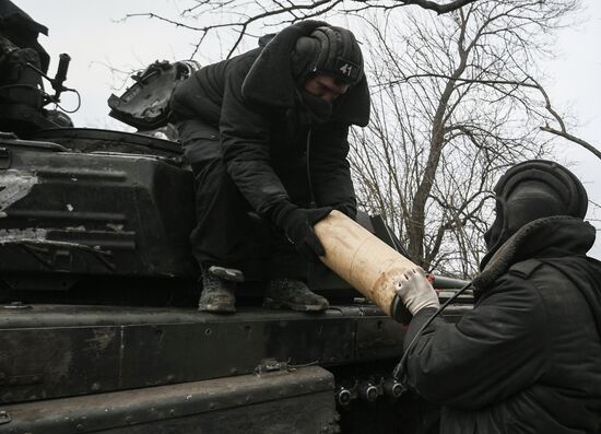 Russia Ukraine Military Operation Tanks