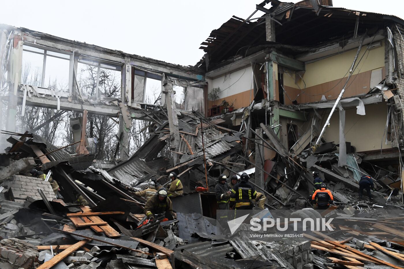 Russia Ukraine Military Operation Shelling