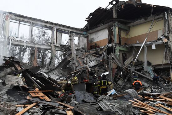 Russia Ukraine Military Operation Shelling