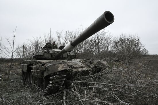 Russia Ukraine Military Operation Tanks