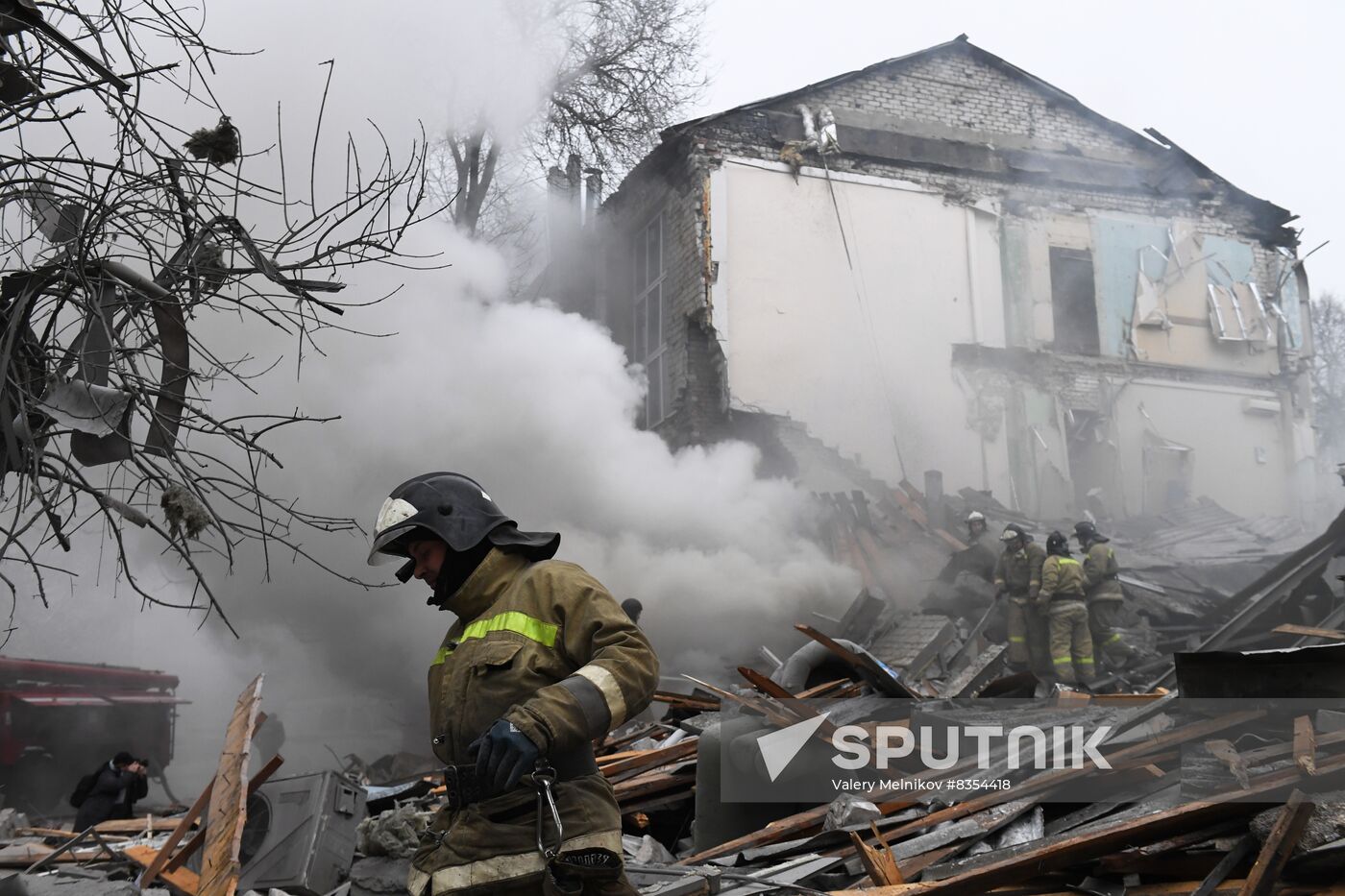 Russia Ukraine Military Operation Shelling