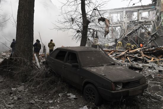 Russia Ukraine Military Operation Shelling