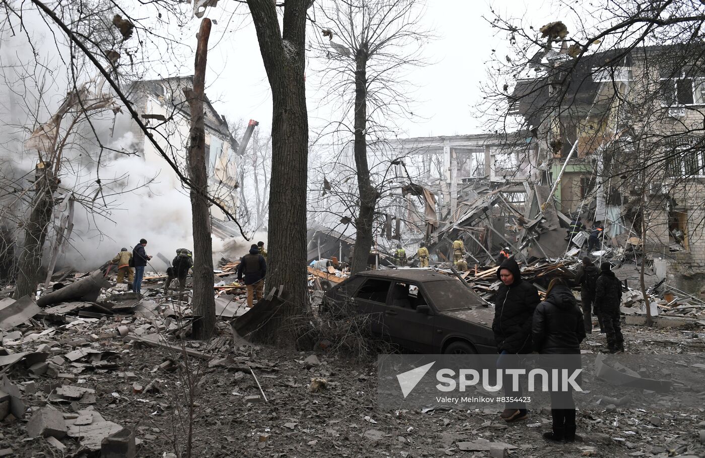 Russia Ukraine Military Operation Shelling