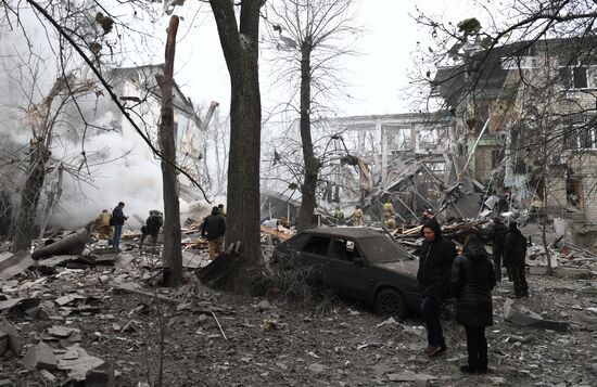 Russia Ukraine Military Operation Shelling