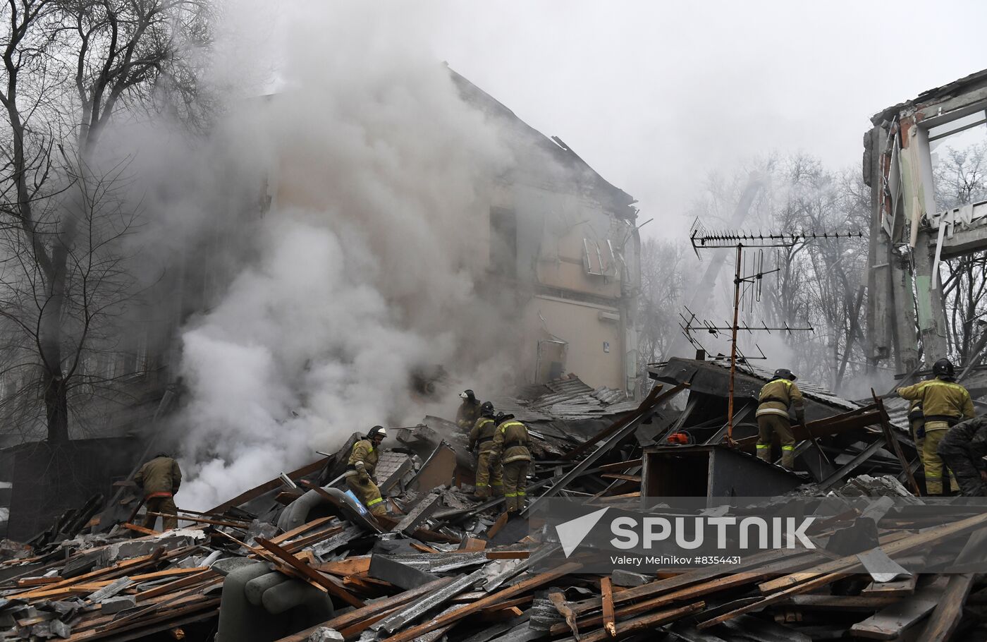 Russia Ukraine Military Operation Shelling