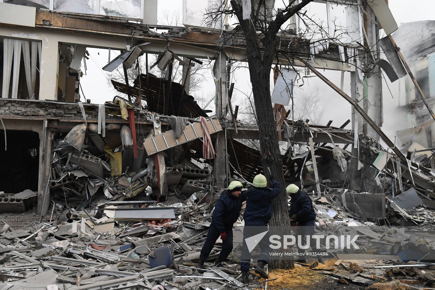 Russia Ukraine Military Operation Shelling