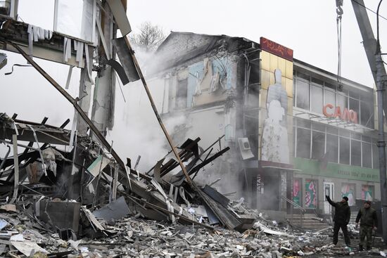 Russia Ukraine Military Operation Shelling