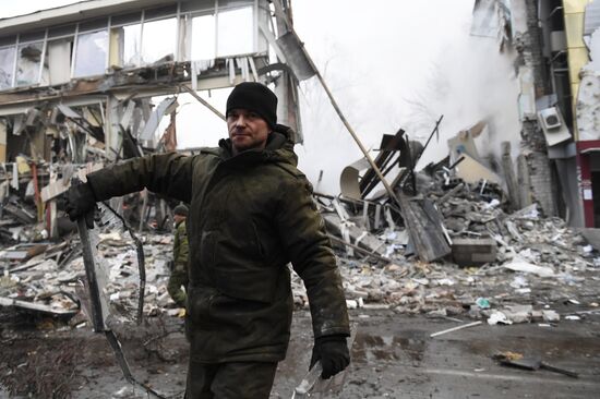Russia Ukraine Military Operation Shelling