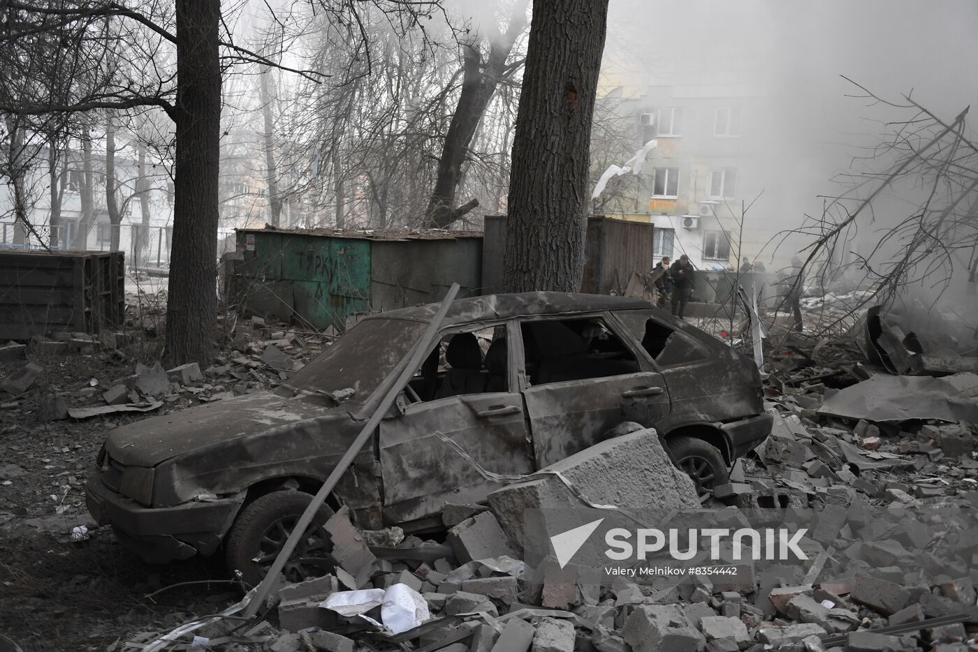 Russia Ukraine Military Operation Shelling