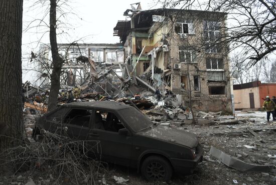 Russia Ukraine Military Operation Shelling
