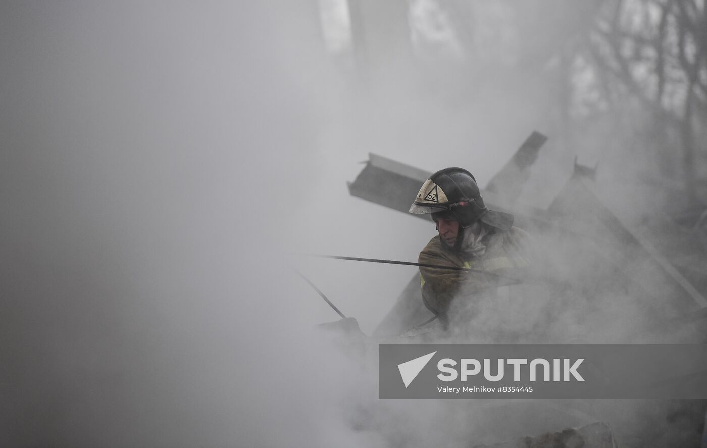 Russia Ukraine Military Operation Shelling