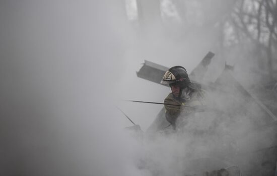 Russia Ukraine Military Operation Shelling
