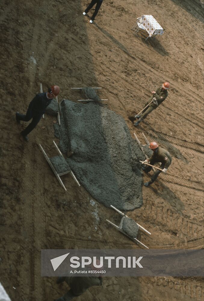 Construction team