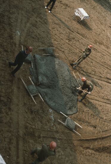 Construction team