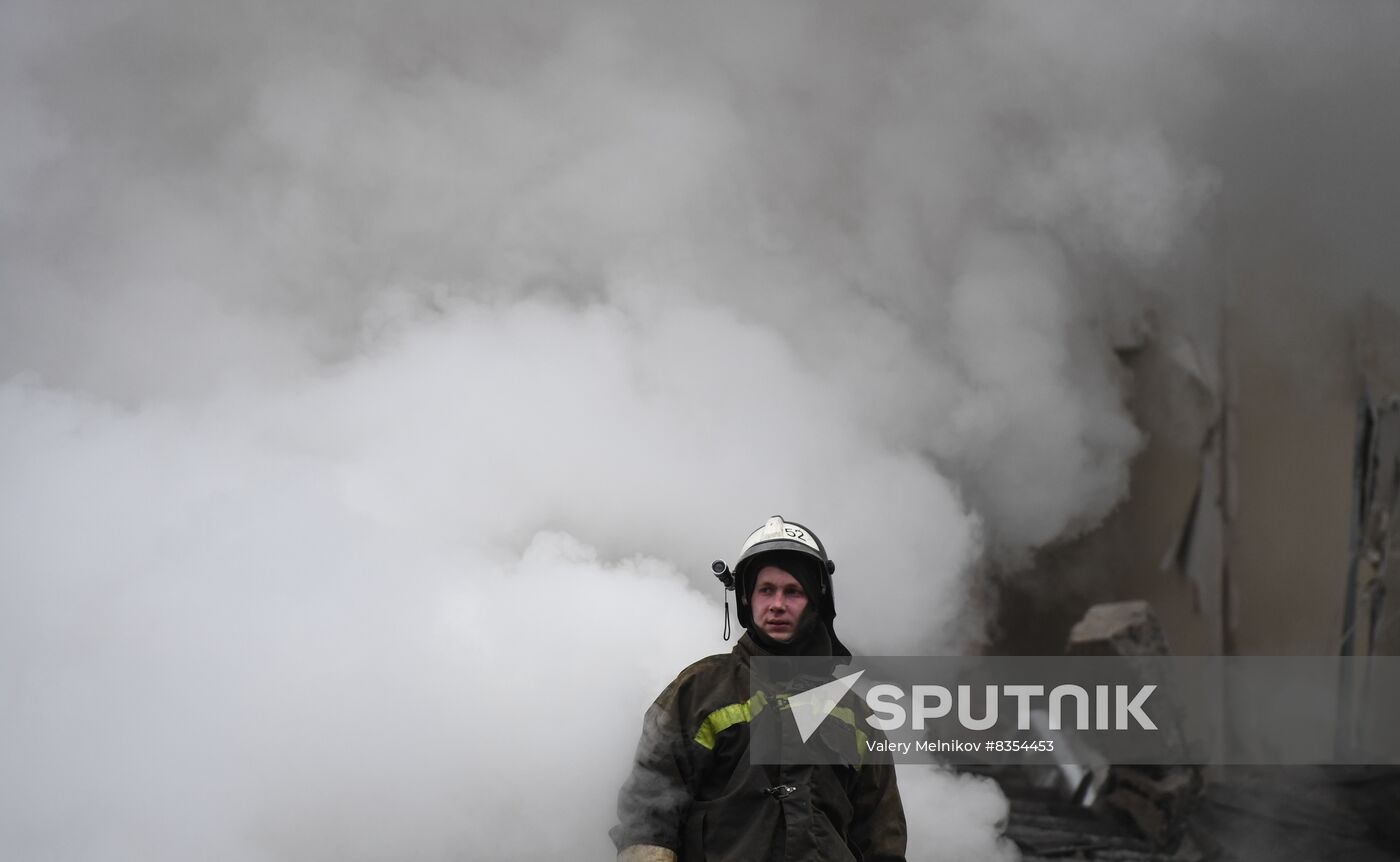Russia Ukraine Military Operation Shelling