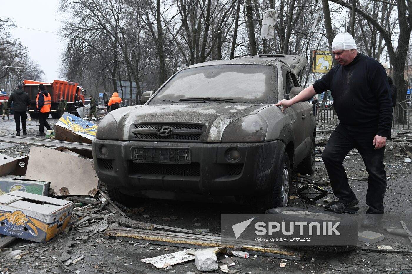 Russia Ukraine Military Operation Shelling