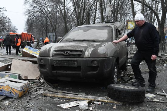 Russia Ukraine Military Operation Shelling