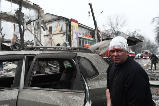 Russia Ukraine Military Operation Shelling