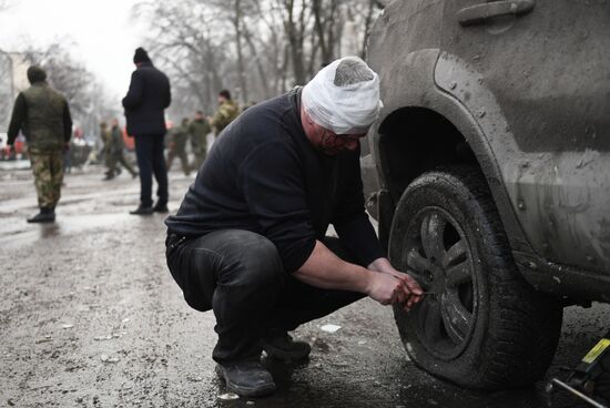 Russia Ukraine Military Operation Shelling