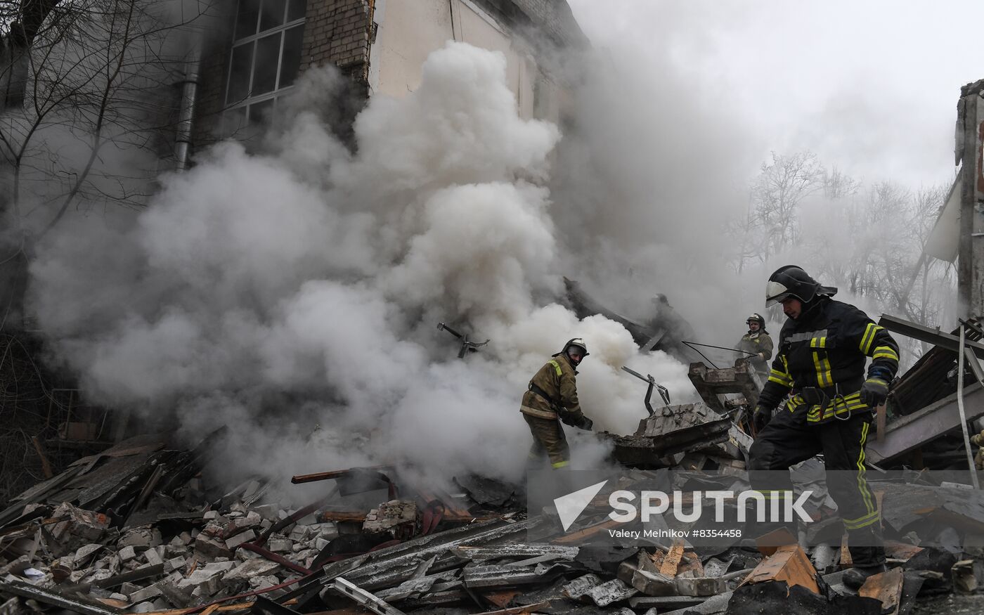 Russia Ukraine Military Operation Shelling